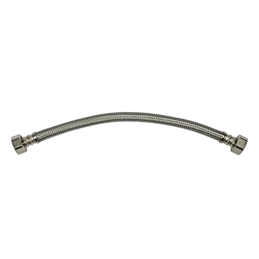 1/2 in. FIP x 1/2 in. FIP. x 12 in. LGTH Stainless Steel Faucet Supply Line Hose
