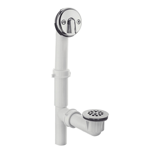 Trip Lever Tub Drain Kit with Chrome Trim