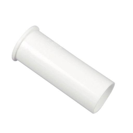 1-1/2 in. O.D. X 4 in. Flanged Tailpiece in White
