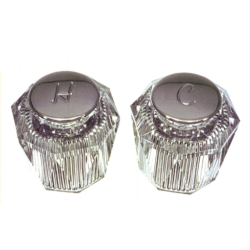 Faucet Handles for Price Pfister in Clear Acrylic
