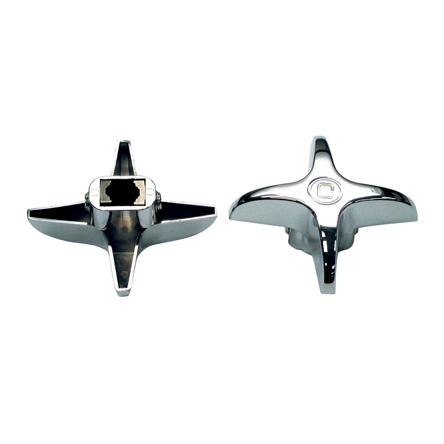 Universal Vise Grip Cross-Arm Handles in Chrome