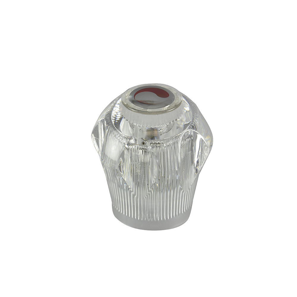 Universal Small Faucet Handles in Clear Acrylic