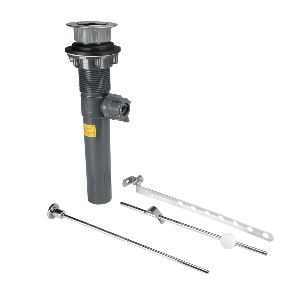 Bathroom Plastic Pop-up Assembly in Chrome