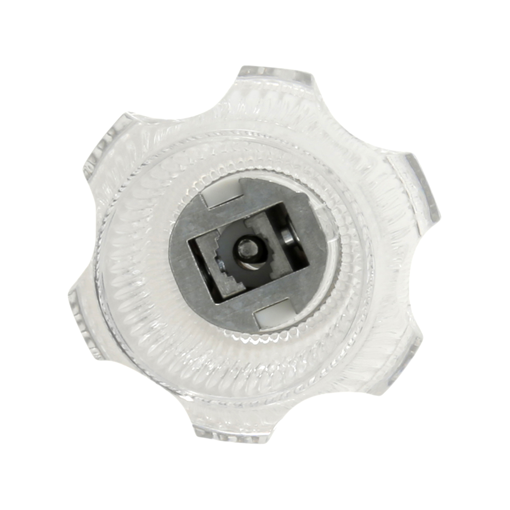 Universal Large Diverter Handle in Clear Acrylic