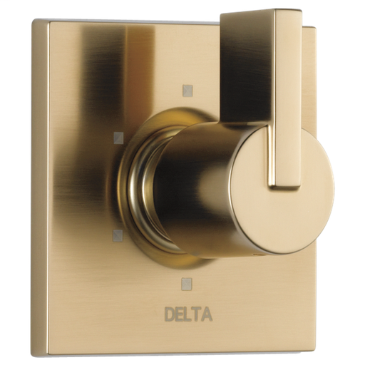 6-Setting 3-Port Diverter Trim - Champagne Bronze