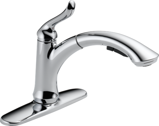 Single Handle Pull-Out Kitchen Faucet - Chrome