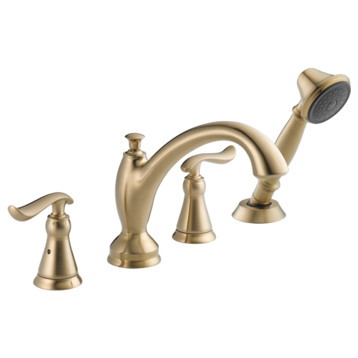 Roman Tub with Hand Shower Trim - Champagne Bronze