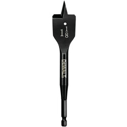 DEWALT DW1583 Heavy Duty 1-1/8 x 6 Inch Spade Wood Drill Bit DEWALT DW1583 Heavy Duty 1-1/8 x 6 Inch Spade Wood Drill Bit
