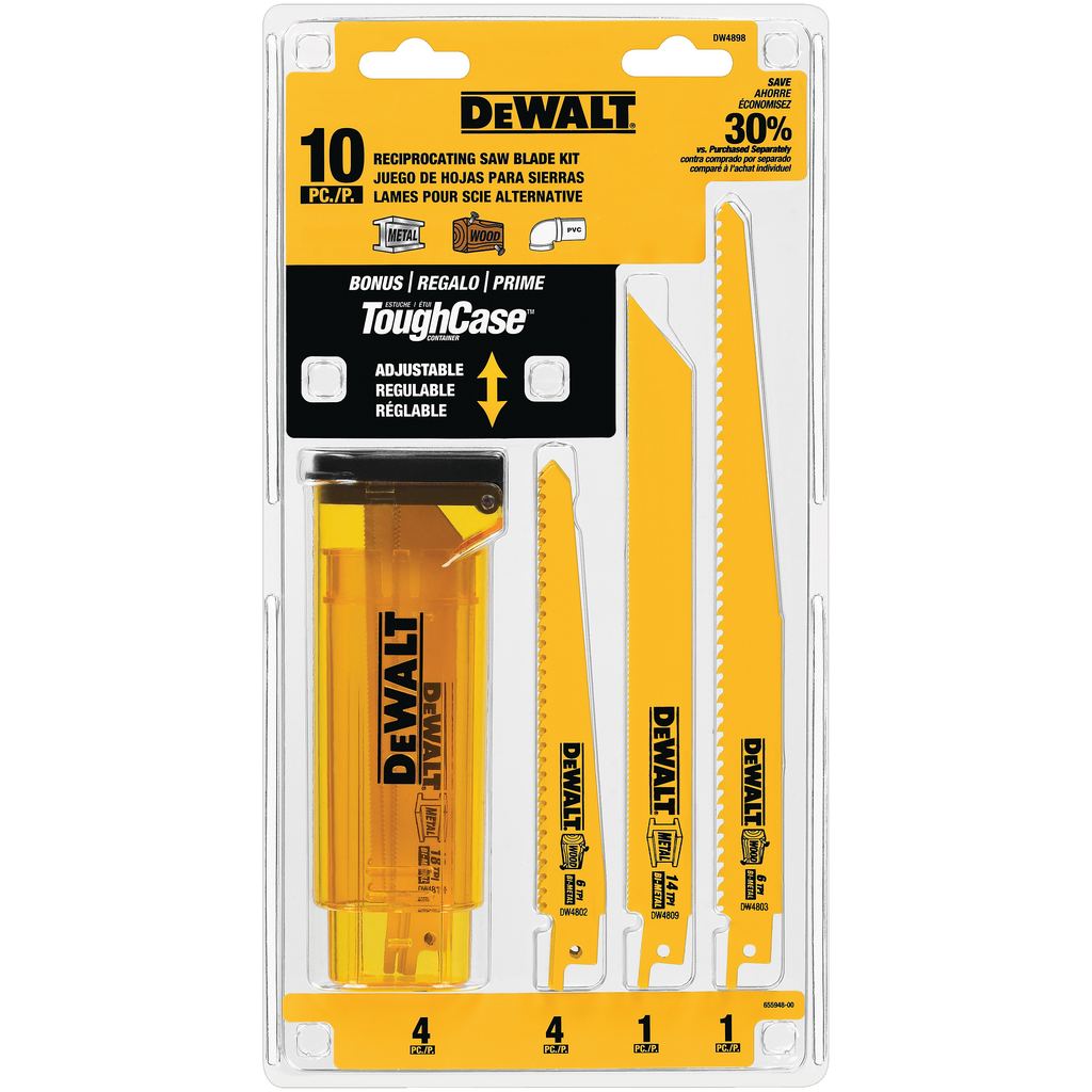 DIT DW4898 10 PC WOOD/ METAL CUTTIN DIT DW4898 10 PC WOOD/ METAL CUTTIN