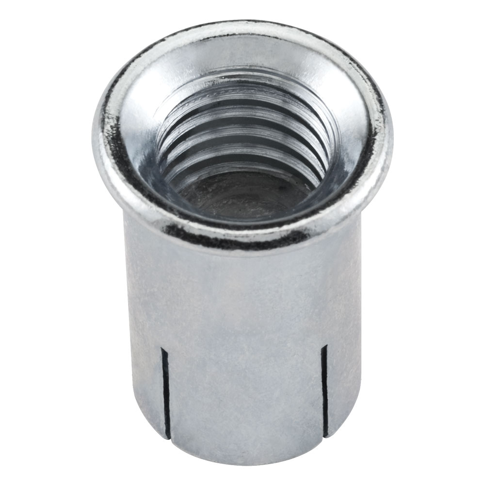 Product image for Powers Industries 06335 1/4 Inch Carbon Steel Mini Drop-In Machine Bolt Anchor