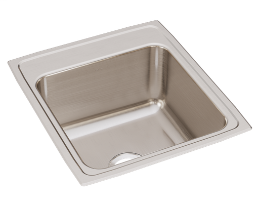 Elkay Lustertone Classic Stainless Steel 19-1/2" x 22" x 10-1/8", Single Bowl Drop-in Sink