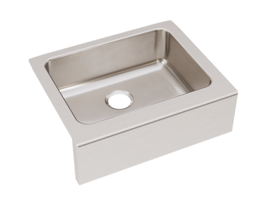 Elkay Lustertone Classic Stainless Steel 25" x 20-1/2" x 7-7/8", Single Bowl Farmhouse Sink