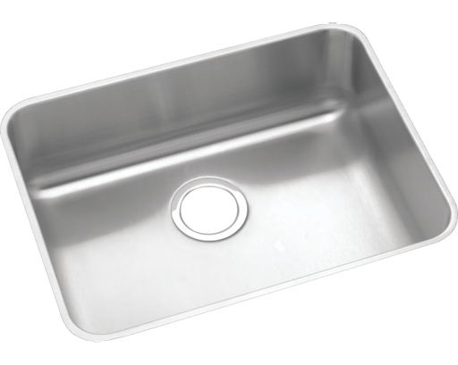 Elkay Lustertone Classic Stainless Steel 23-1/2" x 18-1/4" x 4-3/8", Single Bowl Undermount ADA Sink