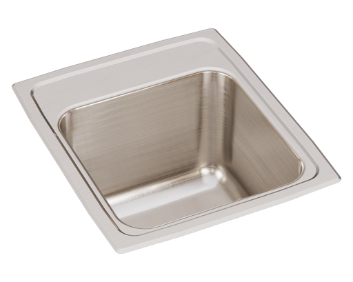 Elkay Lustertone Classic Stainless Steel 15" x 17-1/2" x 10", Single Bowl Drop-in Sink