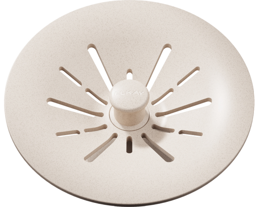 Elkay Quartz Perfect Drain 3-1/2" Removable Polymer Basket Strainer and Rubber Stopper Putty