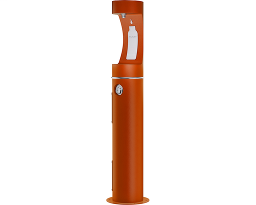 Elkay Outdoor EZH2O Bottle Filling Station Pedestal, Non-Filtered Non-Refrigerated Terracotta