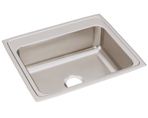 Elkay Lustertone Classic Stainless Steel 25" x 21-1/4" x 7-7/8", Single Bowl Drop-in Sink