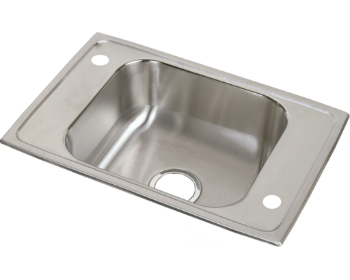 Elkay Celebrity Stainless Steel 25" x 17" x 6-7/8", Single Bowl Drop-in Classroom Sink