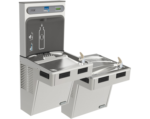 Elkay EZH2O Bottle Filling Station with Bi-Level ADA Cooler, Non-Filtered 8 GPH Stainless