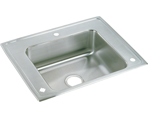 Elkay Lustertone Classic Stainless Steel 28" x 22" x 7-5/8", Single Bowl Drop-in Classroom Sink