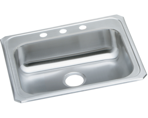 Elkay Celebrity Stainless Steel 25" x 21-1/4" x 5-3/8", Single Bowl Drop-in Sink