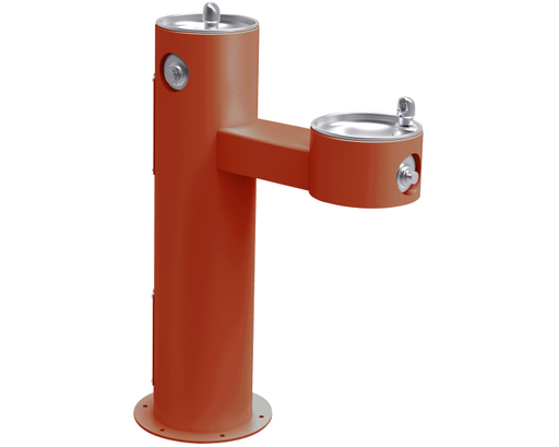Elkay Outdoor Fountain Bi-Level Pedestal Non-Filtered, Non-Refrigerated Freeze Resistant Terracotta