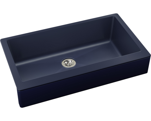 Elkay Quartz Luxe 35-7/8" x 20-15/16" x 9" Single Bowl Farmhouse Sink with Perfect Drain, Jubilee