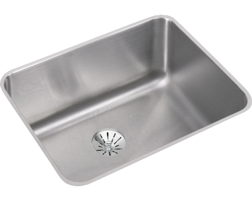 Elkay Lustertone Classic Stainless Steel 23-1/2" x 18-1/4" x 10", Single Bowl Undermount Sink with Perfect Drain