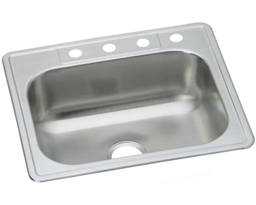 Dayton Stainless Steel 25" x 22" x 8-1/16", Single Bowl Drop-in Sink