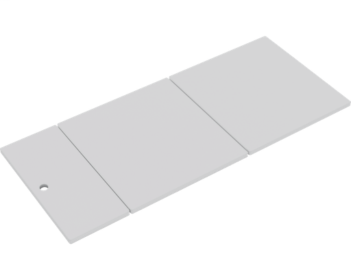 Elkay Circuit Chef White Polymer 43-3/4" x 18-3/4" x 1/2" Cutting Boards