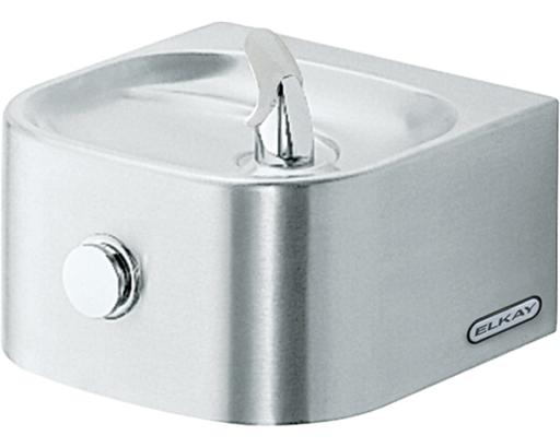 Elkay Soft Sides Single Fountain Non-Filtered Non-Refrigerated, Freeze Resistant Stainless