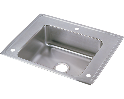 Elkay Lustertone Classic Stainless Steel 28" x 22" x 5", Single Bowl Drop-in Classroom ADA Sink