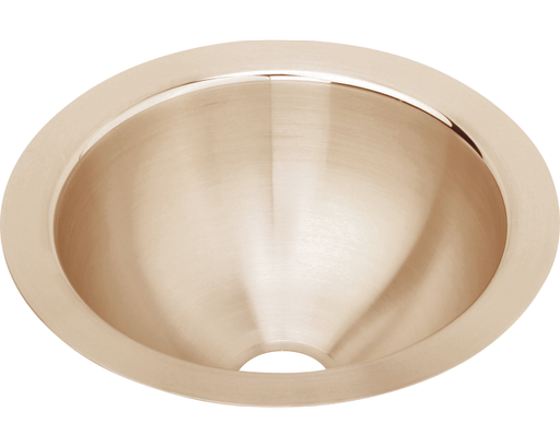 Elkay CuVerro Antimicrobial Copper 11-3/8" x 11-3/8" x 4-3/4", Single Bowl Undermount Bathroom Sink
