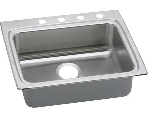 Elkay Lustertone Classic Stainless Steel 25" x 22" x 5-1/2", Single Bowl Drop-in ADA Sink