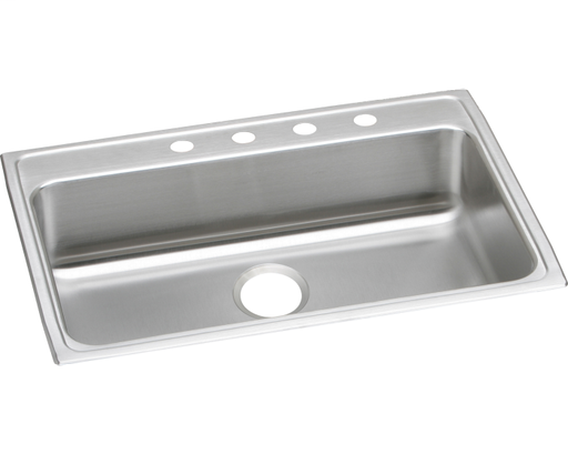 Elkay Lustertone Classic Stainless Steel 31" x 22" x 5-1/2", Single Bowl Drop-in ADA Sink