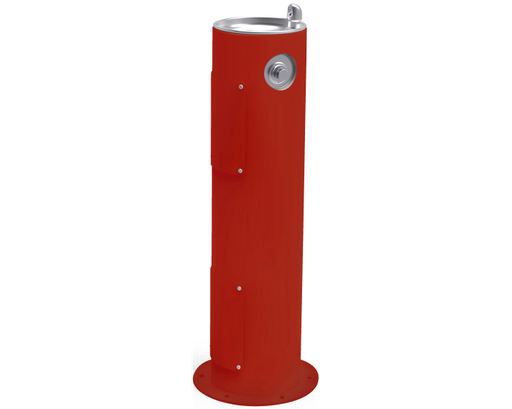Elkay Outdoor Fountain Pedestal Non-Filtered, Non-Refrigerated Freeze Resistant Red