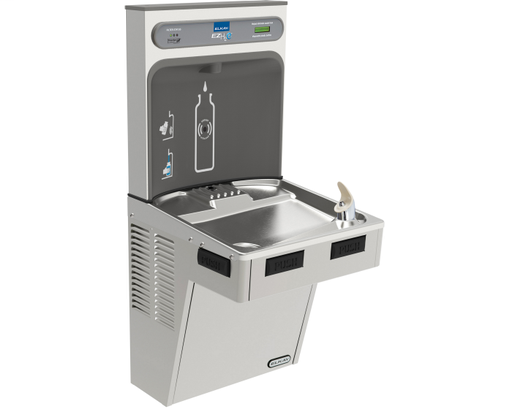 Elkay EZH2O Bottle Filling Station with Single ADA Cooler, Filtered Non-Refrigerated Stainless