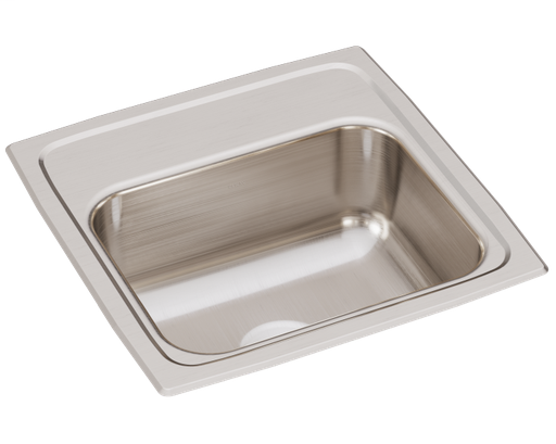 Elkay Lustertone Classic Stainless Steel 15" x 15" x 6-1/8", Single Bowl Drop-in Bar Sink