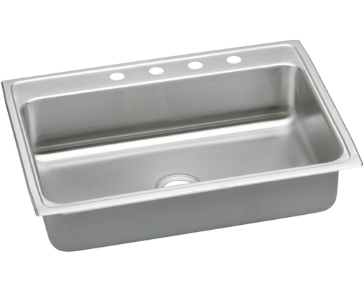 Elkay Lustertone Classic Stainless Steel 31" x 22" x 5-1/2", Single Bowl Drop-in ADA Sink