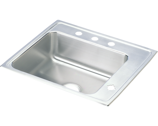 Elkay Lustertone Classic Stainless Steel 22" x 19-1/2" x 7-1/2", Single Bowl Drop-in Classroom Sink