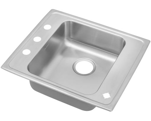 Elkay Lustertone Classic Stainless Steel 25" x 22" x 4-1/2", Single Bowl Drop-in Classroom ADA Sink