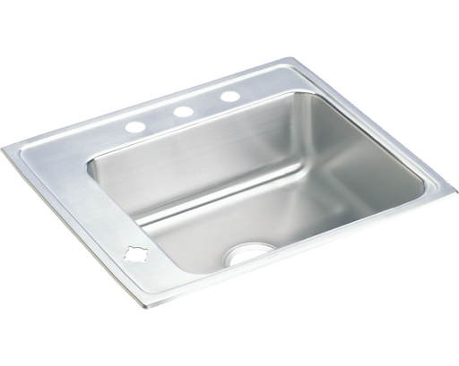 Elkay Lustertone Classic Stainless Steel 22" x 19-1/2" x 7-1/2", Single Bowl Drop-in Classroom Sink