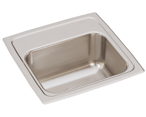 Elkay Lustertone Classic Stainless Steel 15" x 15" x 7-1/8", Single Bowl Drop-in Bar Sink