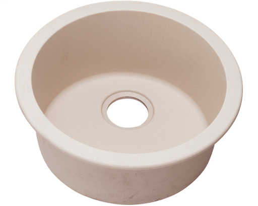 Elkay Quartz Classic 18-1/8" x 18-1/8" x 7-1/2", Single Bowl Dual Mount Bar Sink, Putty