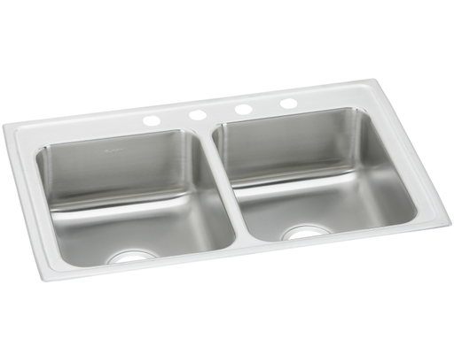 Elkay Celebrity Stainless Steel 43" x 22" x 7-1/8", Equal Double Bowl Drop-in Sink