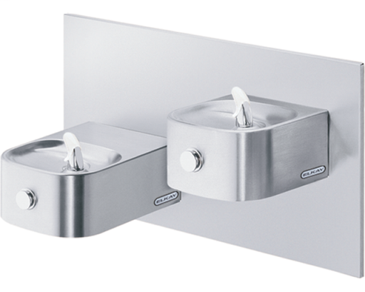 Elkay Soft Sides Bi-Level Reverse Fountain Non-Filtered, Non-Refrigerated Stainless