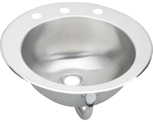 Elkay Asana Stainless Steel 19" x 19" x 7", Single Bowl Drop-in Bathroom Sink