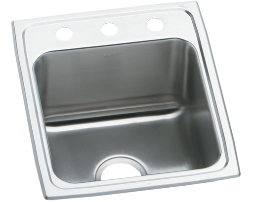 Elkay Lustertone Classic Stainless Steel 15" x 22" x 5", Single Bowl Drop-in ADA Sink