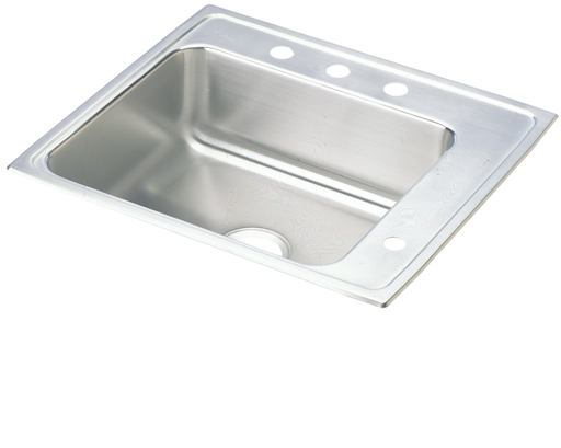 Elkay Lustertone Classic Stainless Steel 22" x 19-1/2" x 6", Single Bowl Drop-in Classroom ADA Sink