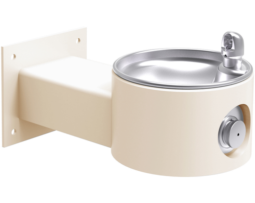 Elkay Outdoor Fountain Wall Mount, Non-Filtered Non-Refrigerated, Beige
